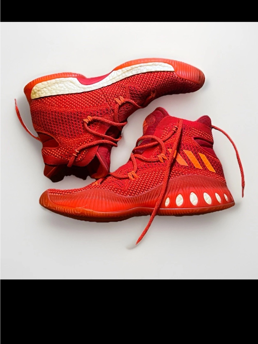 Adidas Crazy Explosive PK Solar Red Size 11 Men Primeknit High Top Basketball